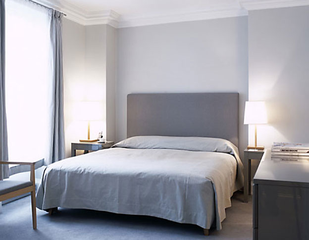 Bedroom Grey shade colour scheme