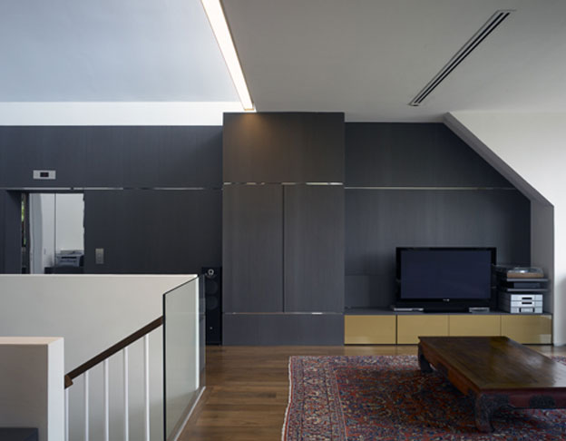 Custom made timber wall panelling